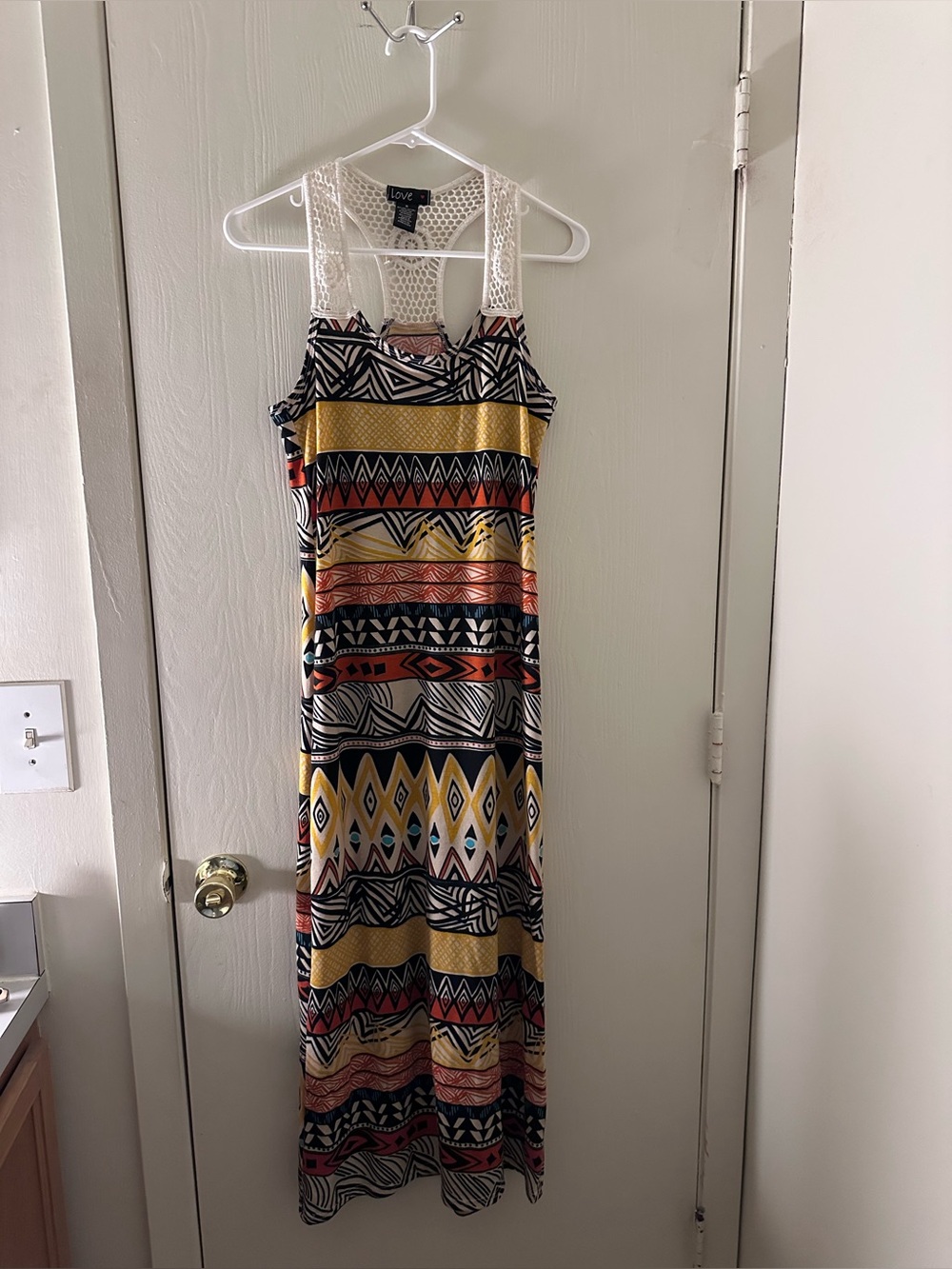 LOVE dress size medium geometric print